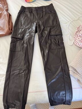 American Eagle Pleather Pants 4